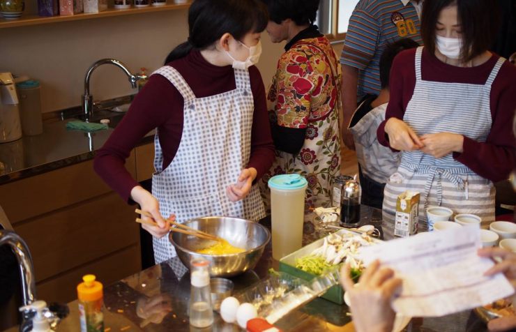 料理教室：巻き寿司